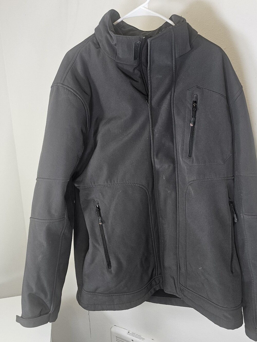 Hawke & Co. Pro Series Outerwear Performance Soft Shell Zip Front Jacket Sz L